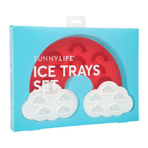 NWT - Sunnylife Rainbow and Cloud Ice Cube Trays